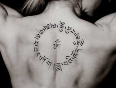 tibetan tattoo back woman